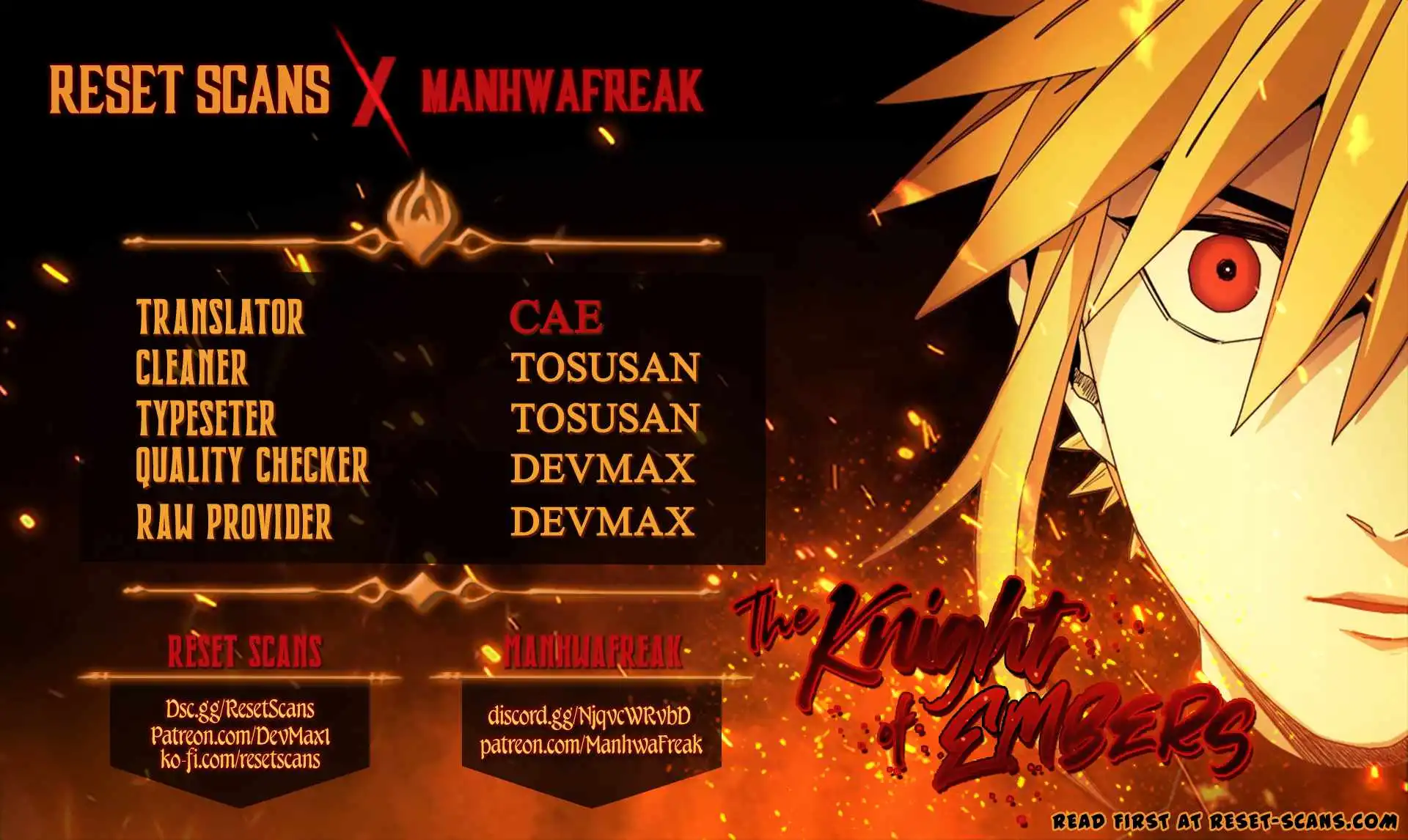 Read The Knight of Embers EN Manga Online
