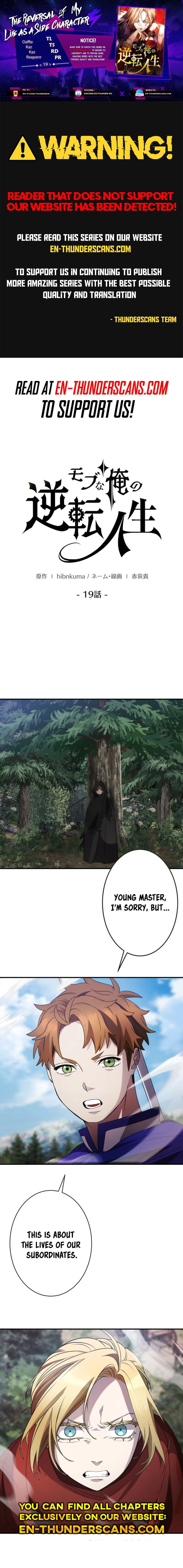 Read The Reversal of My Life as a Side Character EN Manga Online