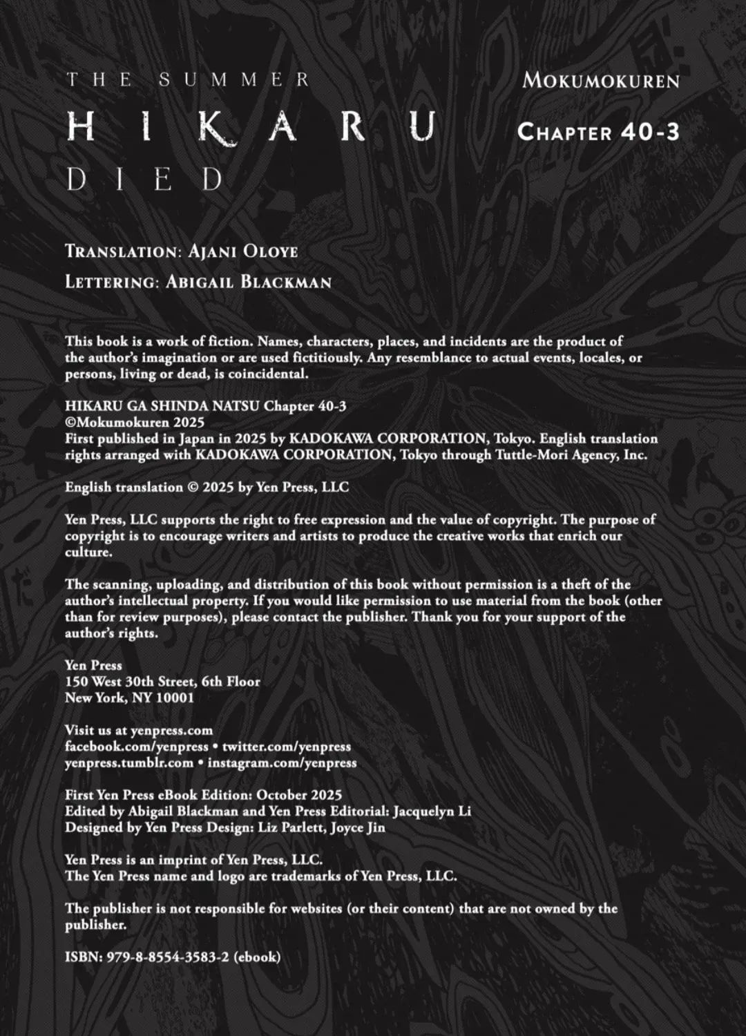 Read The Summer Hikaru Died EN Manga Online