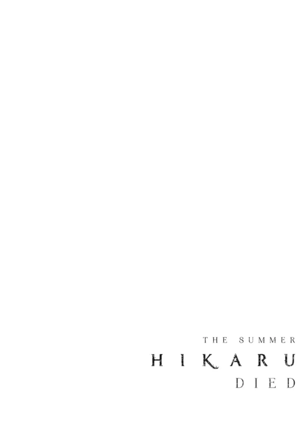 Read The Summer Hikaru Died EN Manga Online