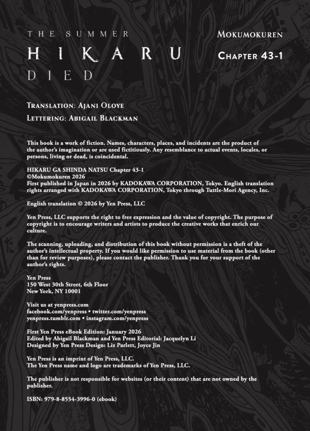 Read The Summer Hikaru Died EN Manga Online