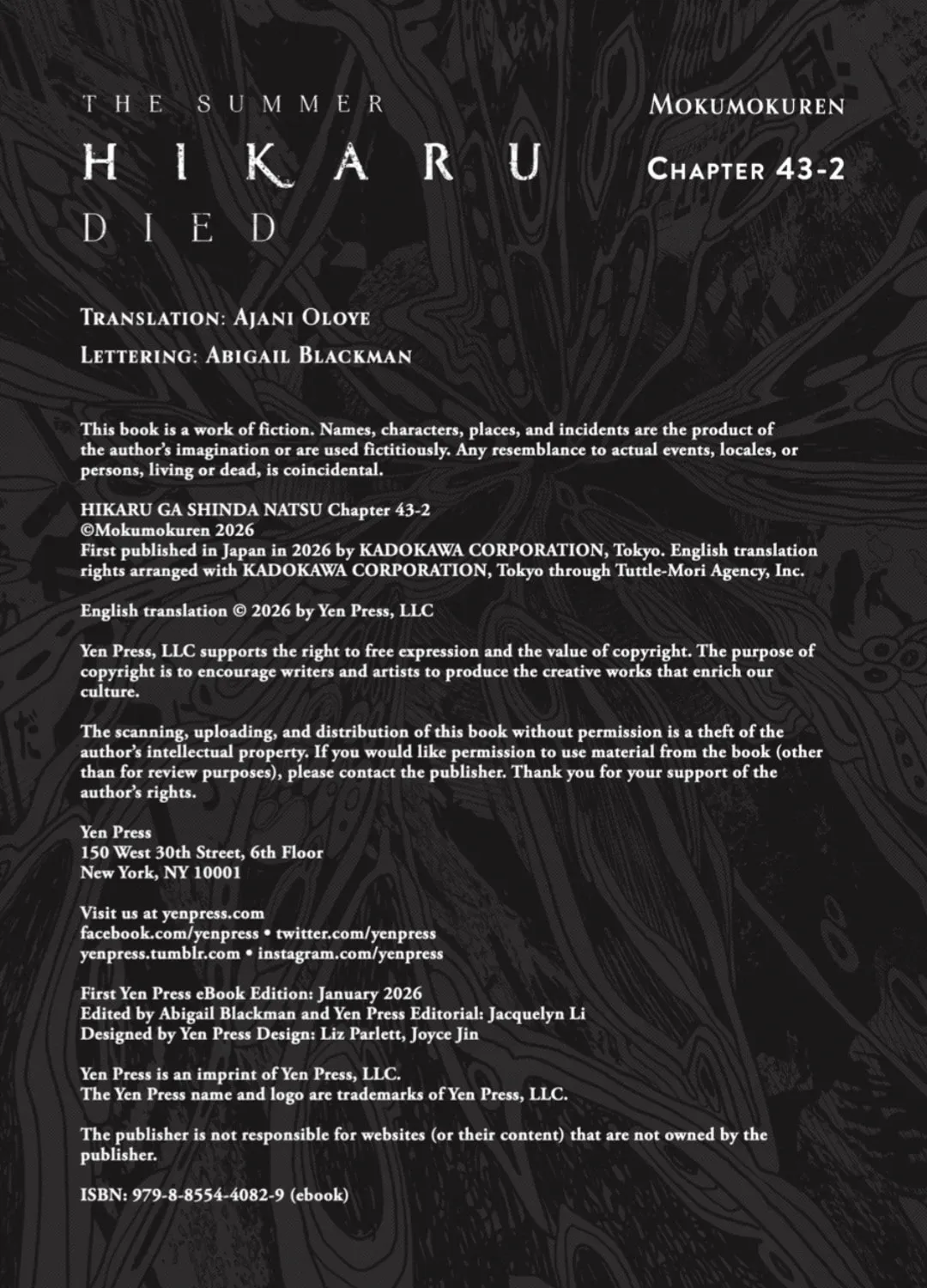 Read The Summer Hikaru Died EN Manga Online