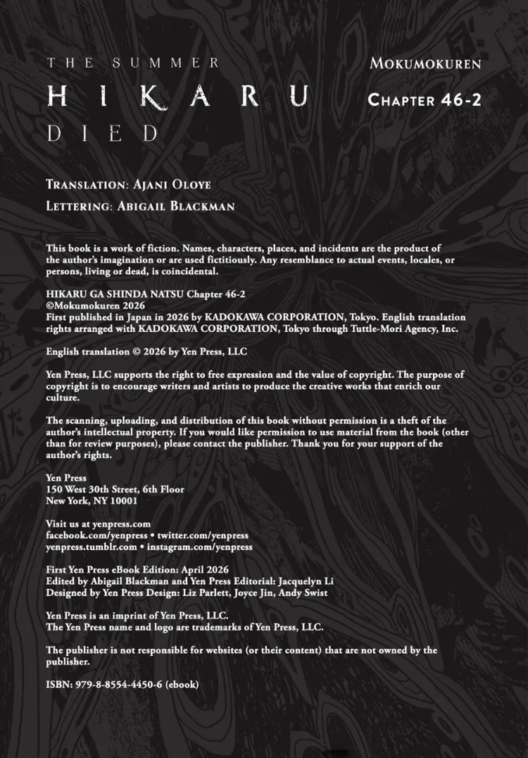 Read The Summer Hikaru Died EN Manga Online