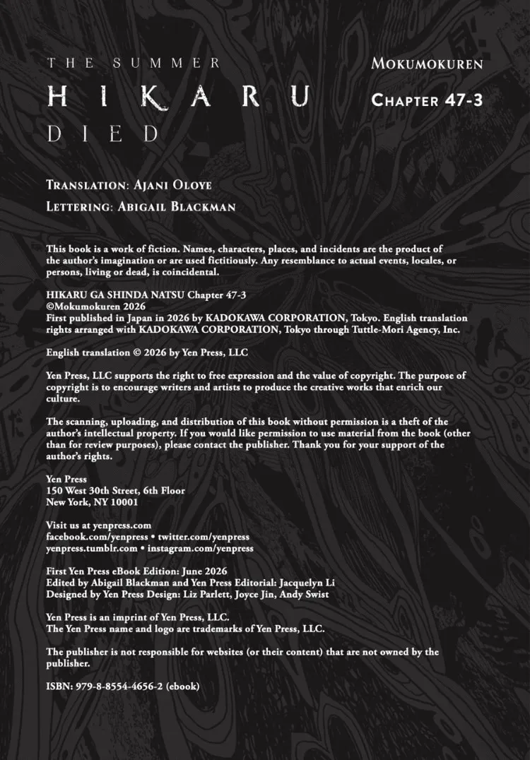 Read The Summer Hikaru Died EN Manga Online