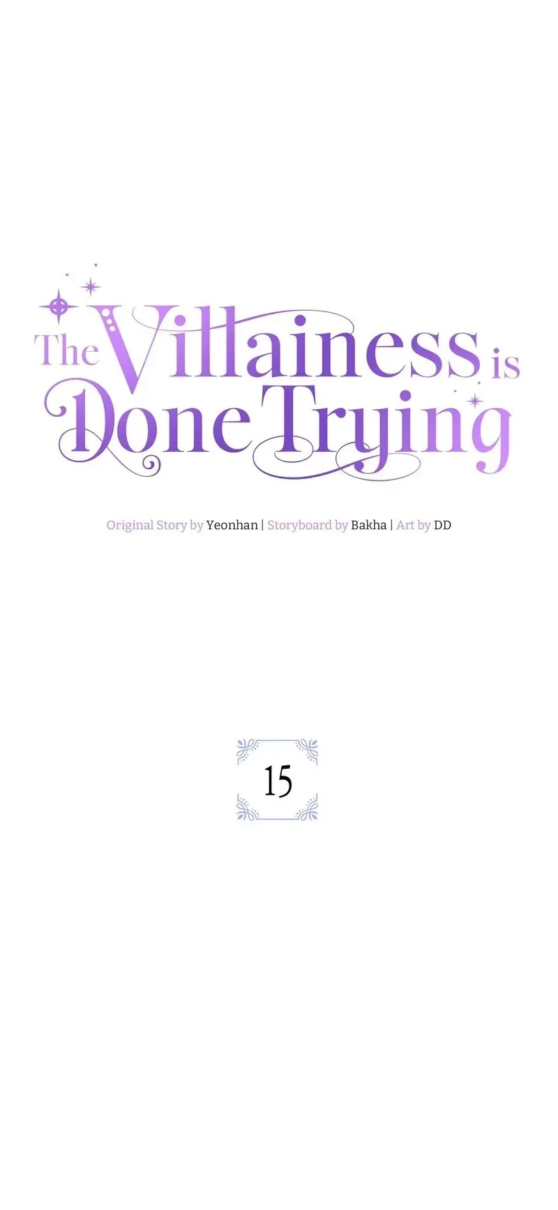 Read The Villainess Is Done Trying EN Manga Online