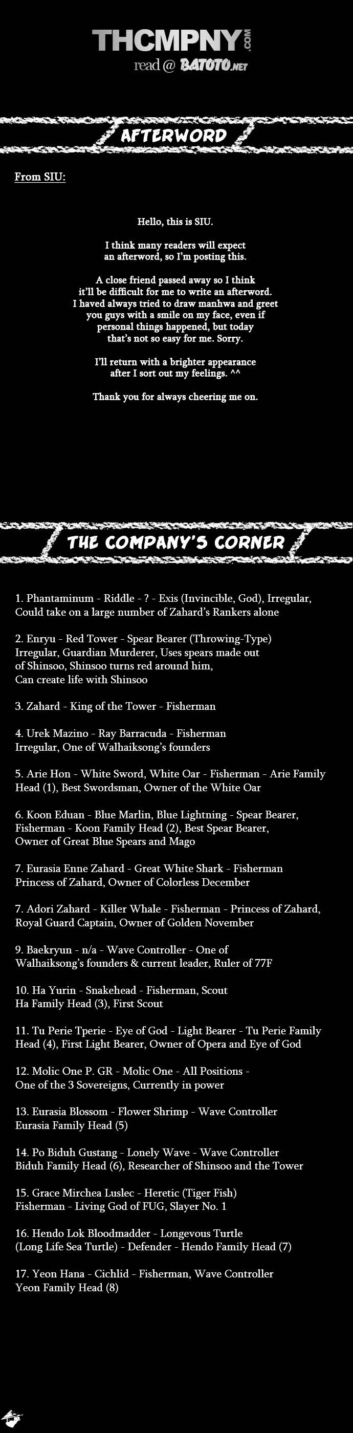 Read Tower of God EN Manga Online