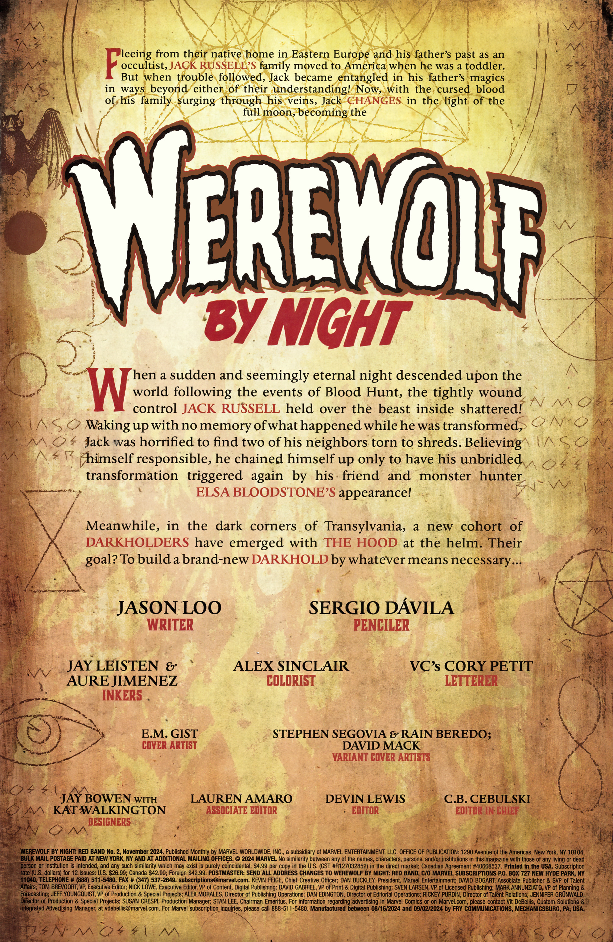 Read Werewolf by Night EN Manga Online