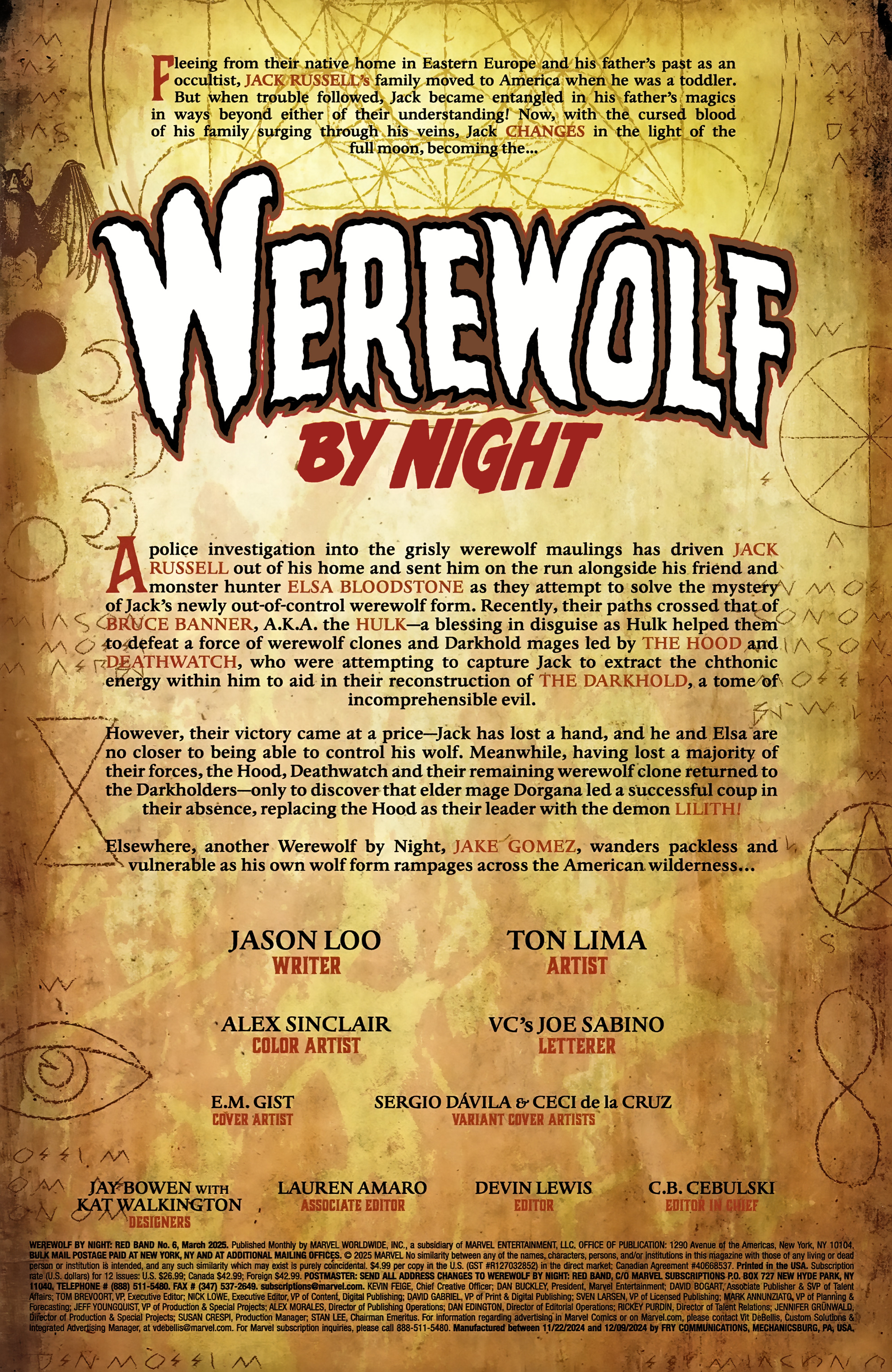Read Werewolf by Night EN Manga Online
