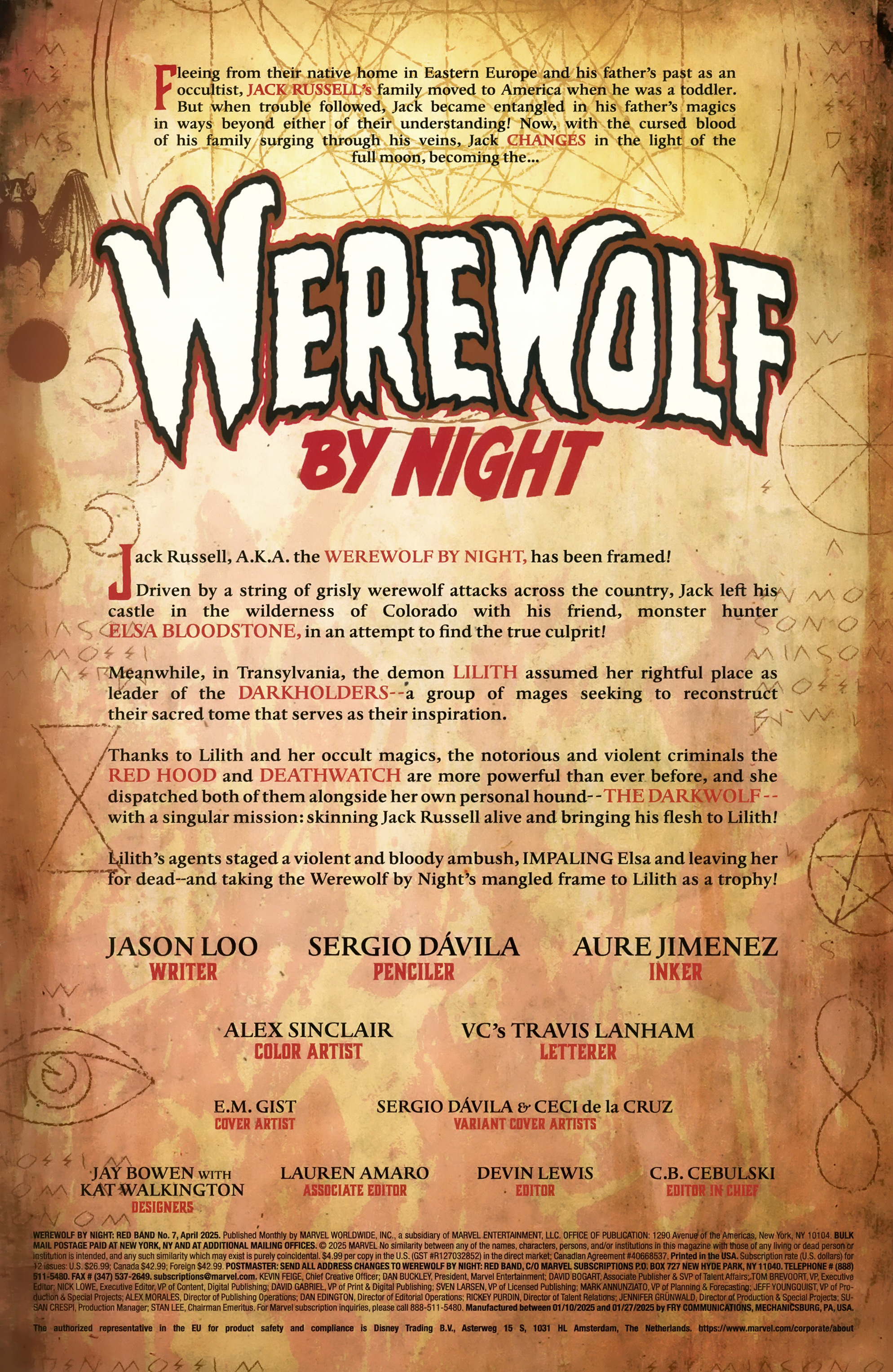 Read Werewolf by Night EN Manga Online