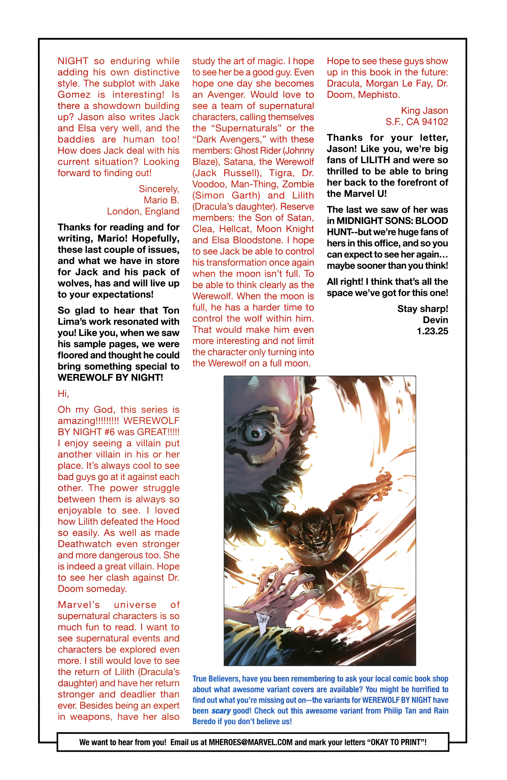 Read Werewolf by Night EN Manga Online