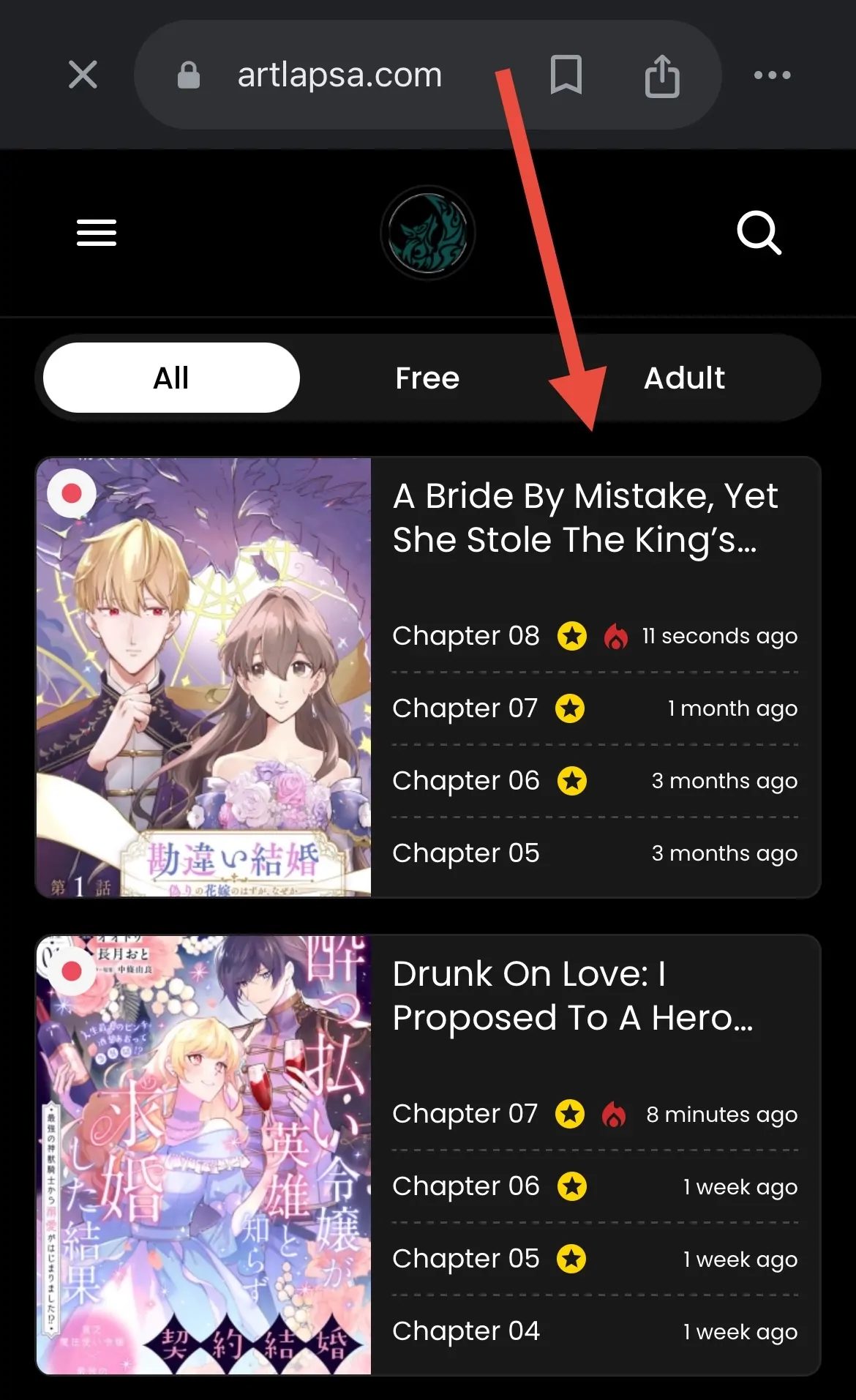 Read a bride by mistake, yet she stole the king’s heart EN Manga Online