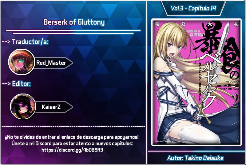 Read Berserk of Gluttony ES Manga Online