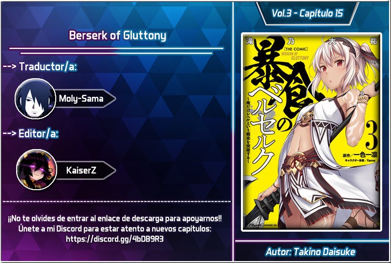 Read Berserk of Gluttony ES Manga Online