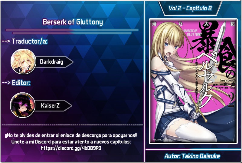 Read Berserk of Gluttony ES Manga Online