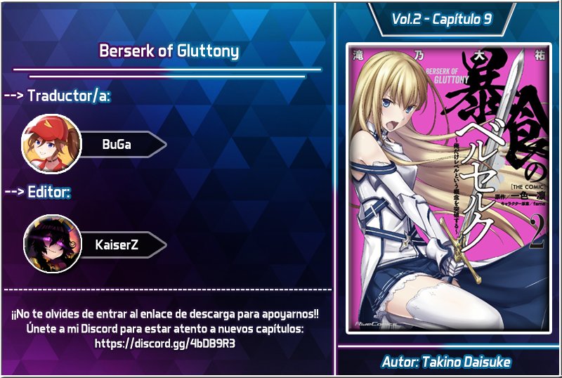 Read Berserk of Gluttony ES Manga Online