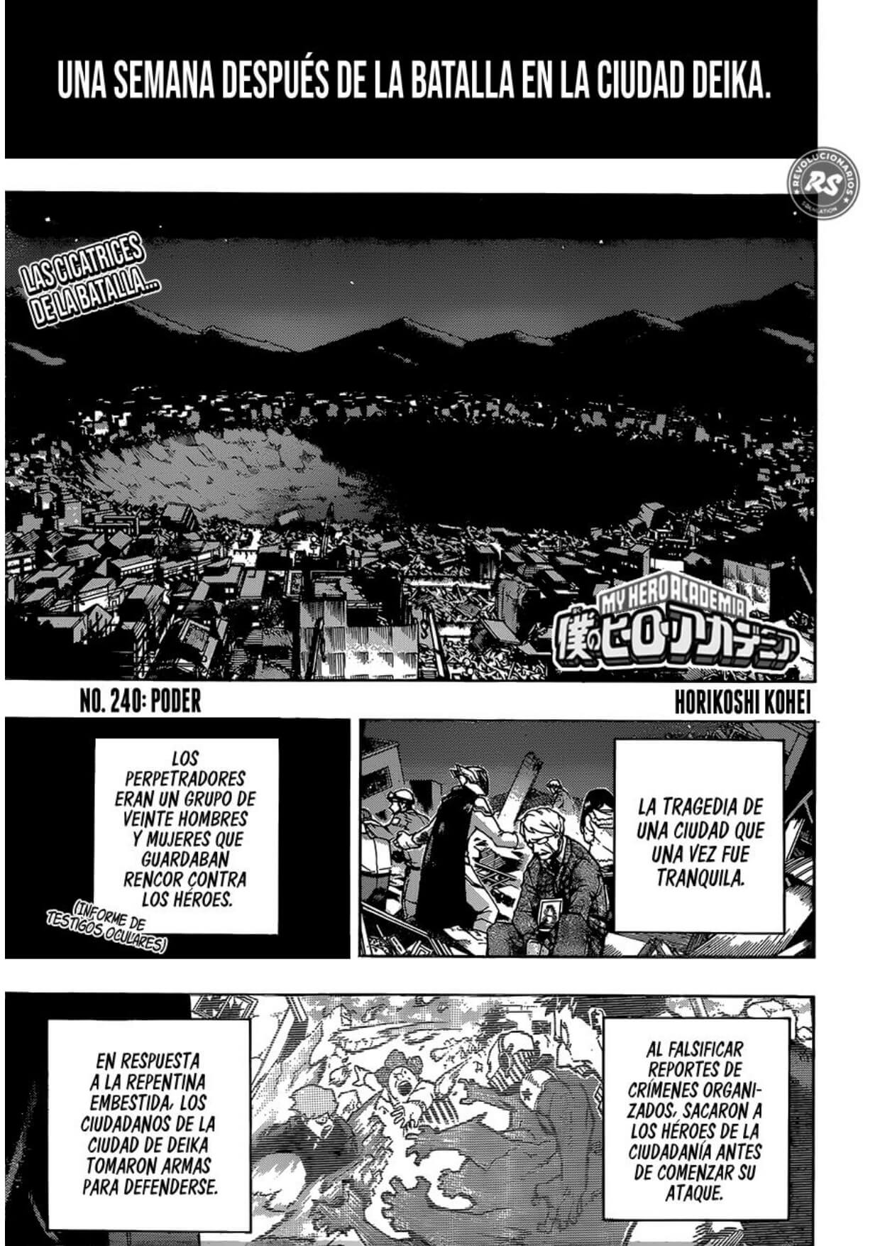 Read Boku no Hero Academia ES Manga Online