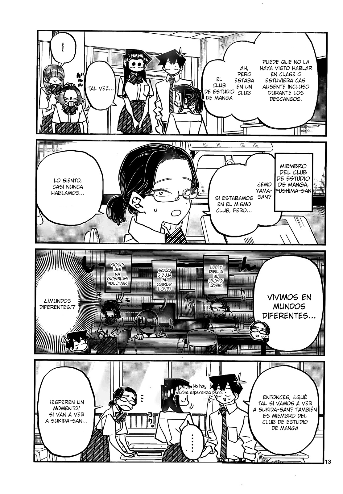 Read Komi-san wa, Comyushou desu. ES Manga Online