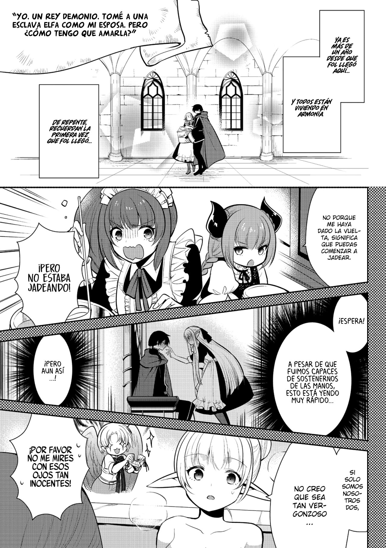 Read Maou no Ore ga Dorei Elf wo Yome ni Shitanda ga Dou Medereba Ii ES Manga Online