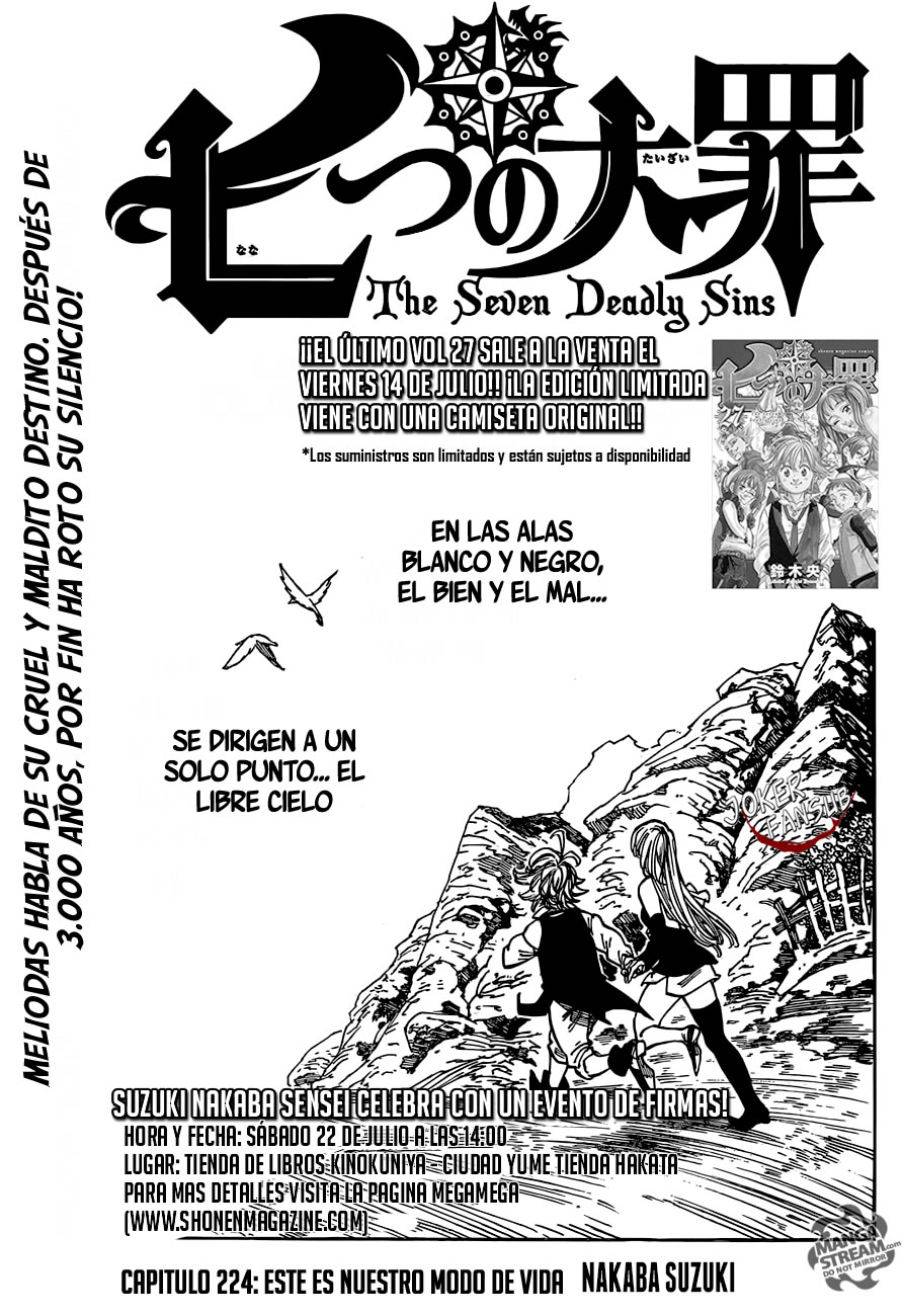 Read Nanatsu no Taizai ES Manga Online