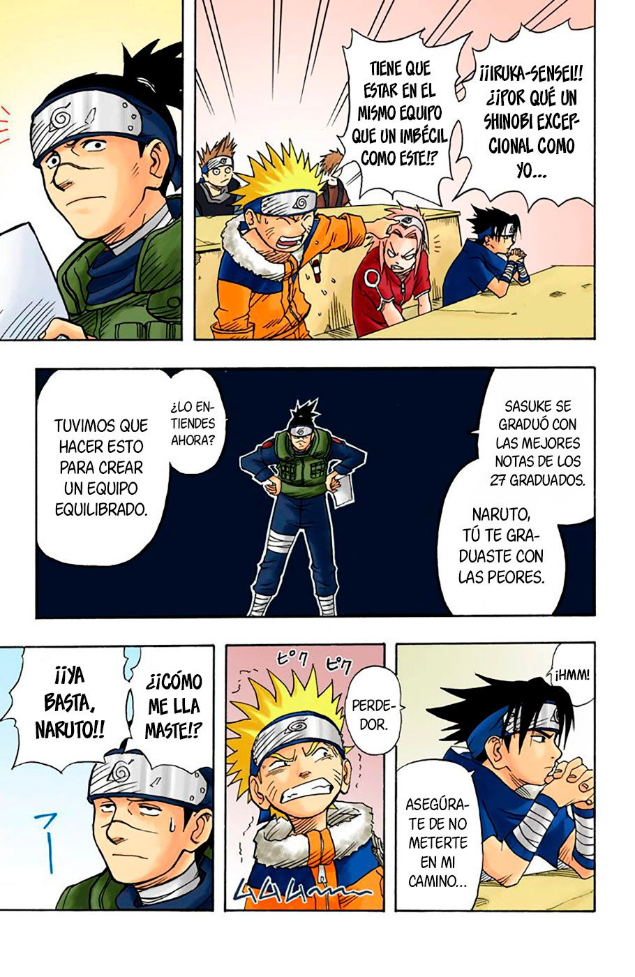 Read Naruto Full Color ES Manga Online