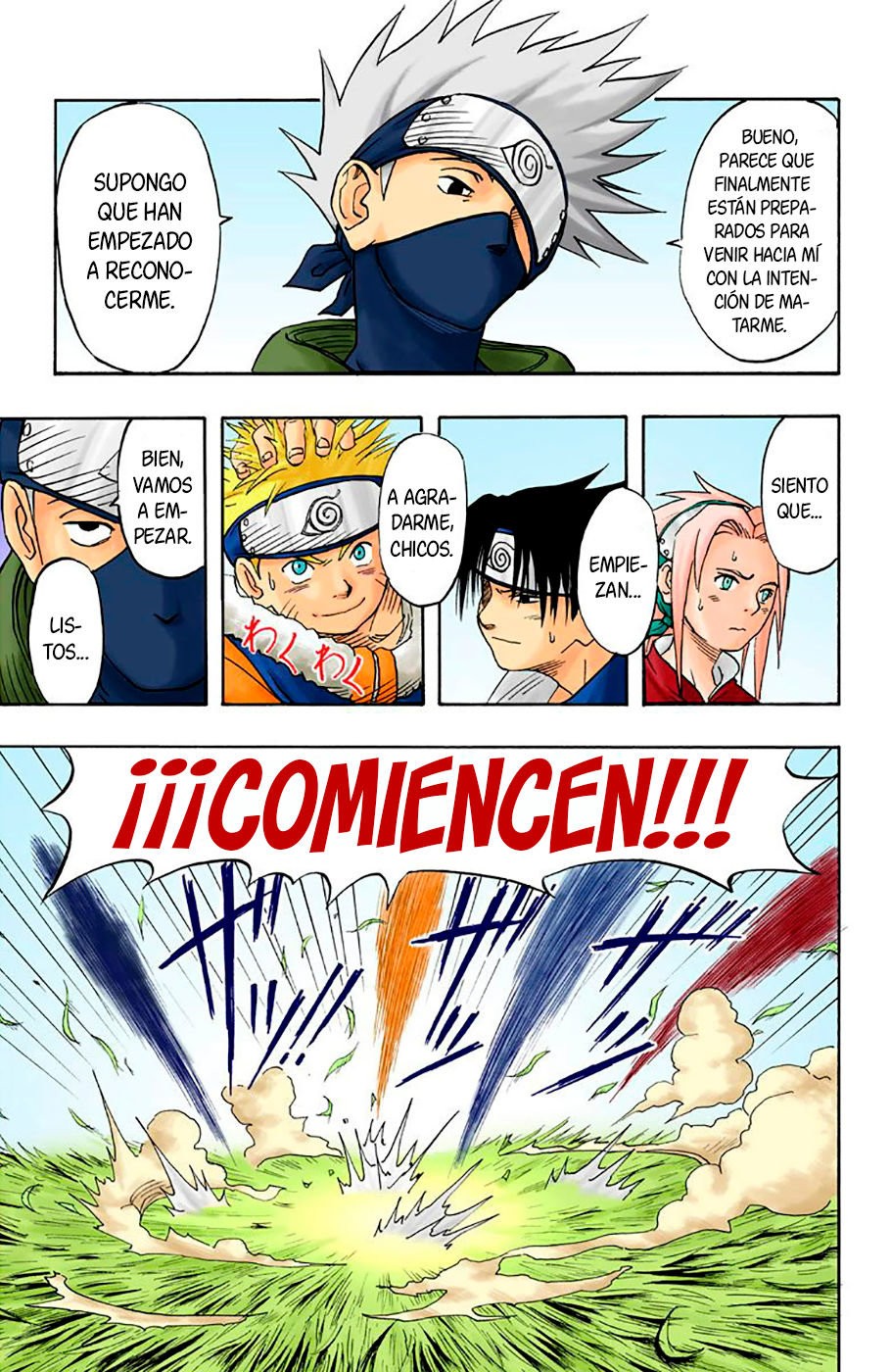 Read Naruto Full Color ES Manga Online