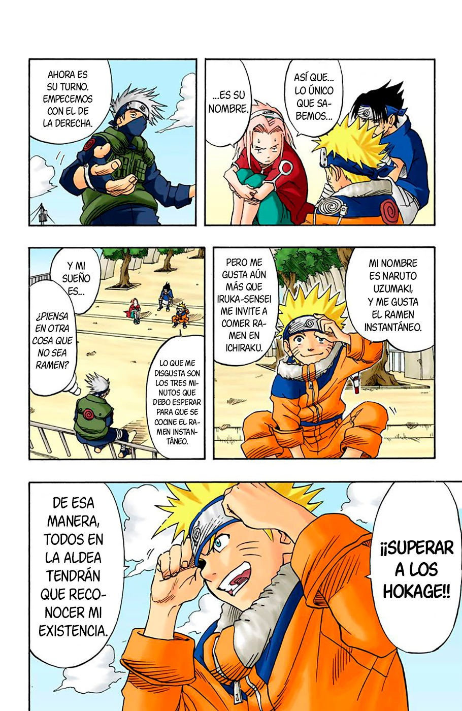 Read Naruto Full Color ES Manga Online