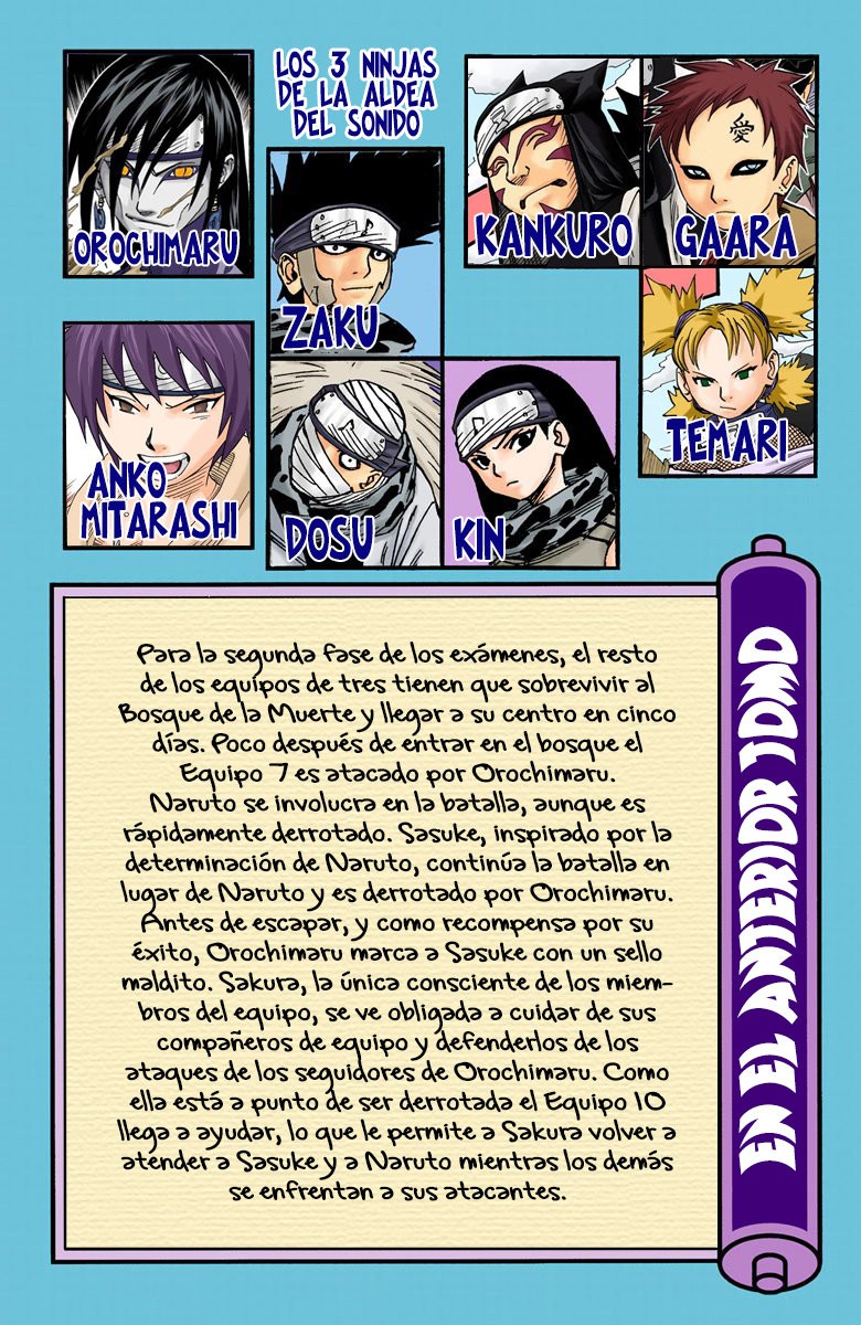Read Naruto Full Color ES Manga Online