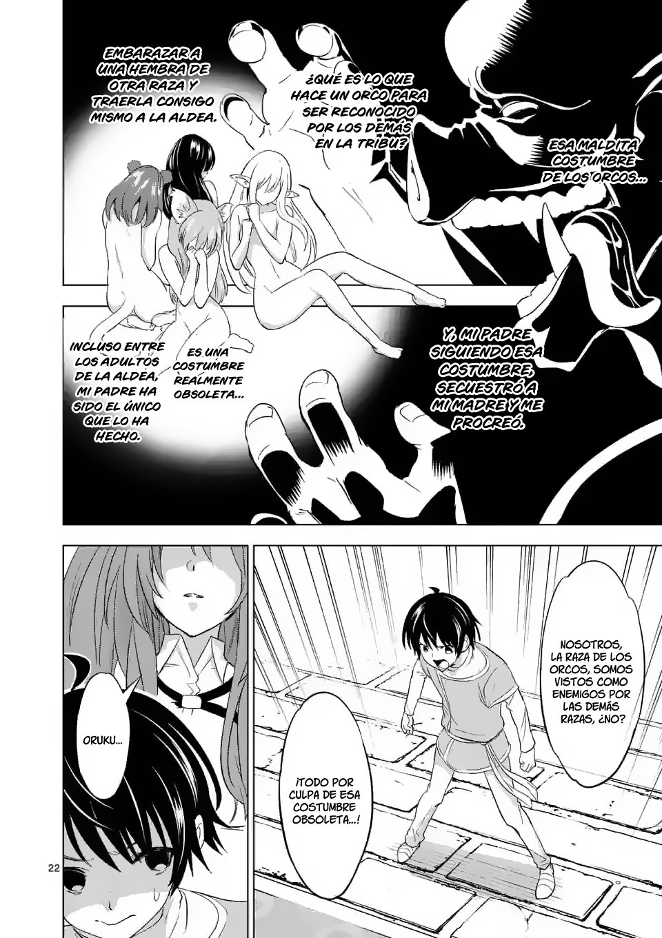 Read Shijou Saikyou Orc-san no Tanoshii Isekai Harem-zukuri ES Manga Online