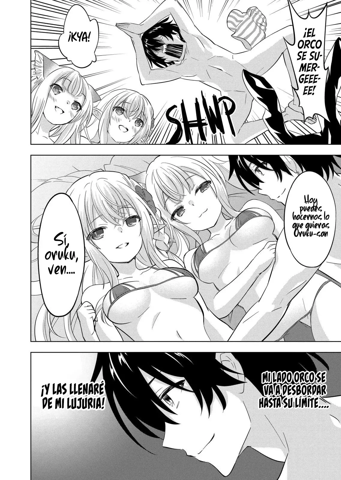 Read Shijou Saikyou Orc-san no Tanoshii Isekai Harem-zukuri ES Manga Online