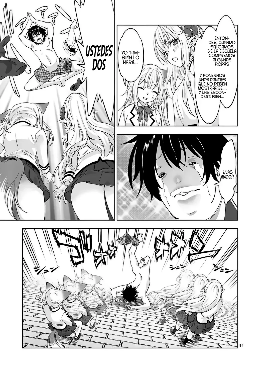 Read Shijou Saikyou Orc-san no Tanoshii Isekai Harem-zukuri ES Manga Online