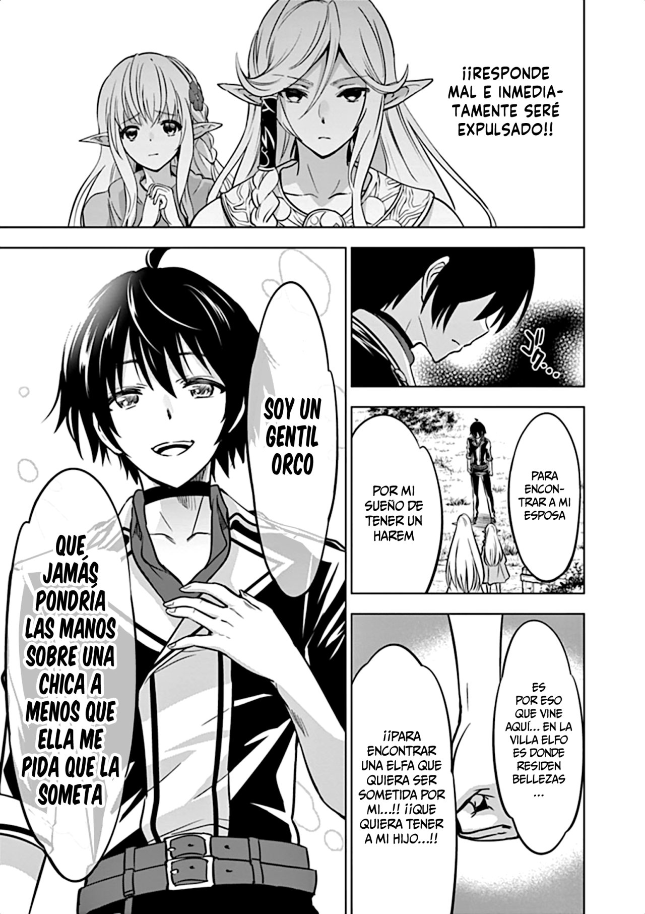 Read Shijou Saikyou Orc-san no Tanoshii Isekai Harem-zukuri ES Manga Online