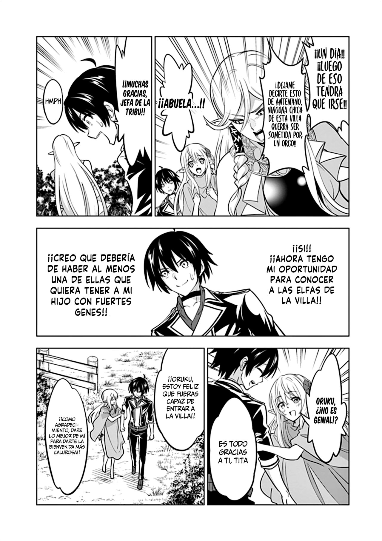 Read Shijou Saikyou Orc-san no Tanoshii Isekai Harem-zukuri ES Manga Online