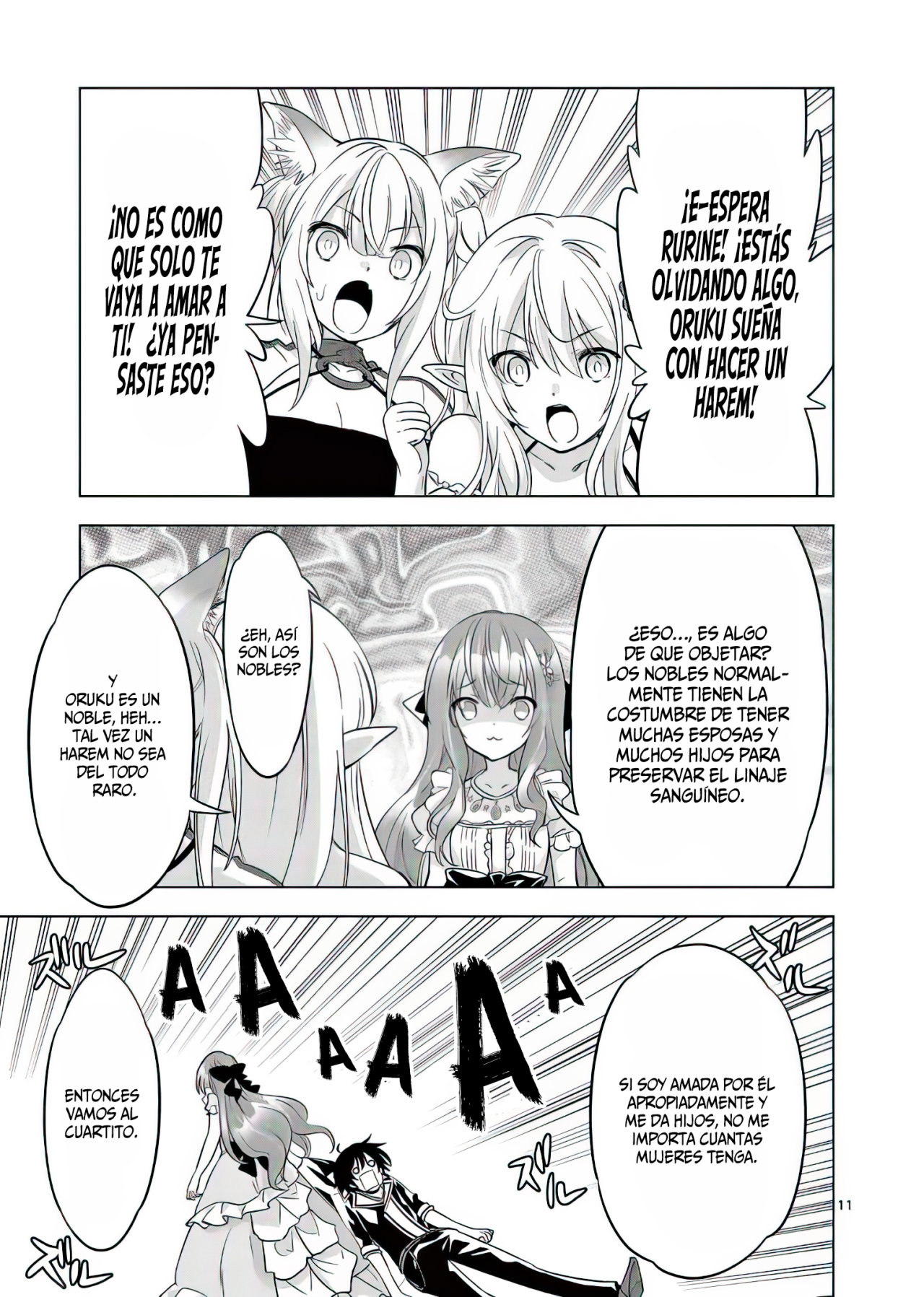 Read Shijou Saikyou Orc-san no Tanoshii Isekai Harem-zukuri ES Manga Online