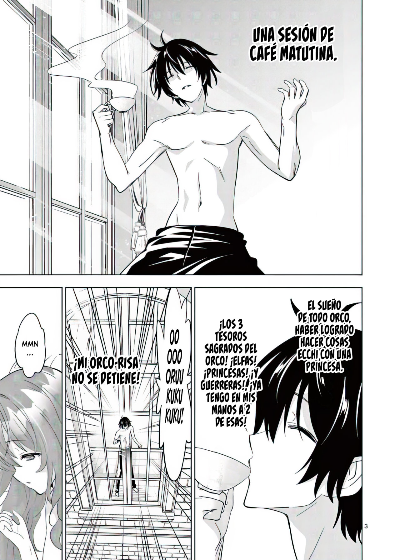 Read Shijou Saikyou Orc-san no Tanoshii Isekai Harem-zukuri ES Manga Online