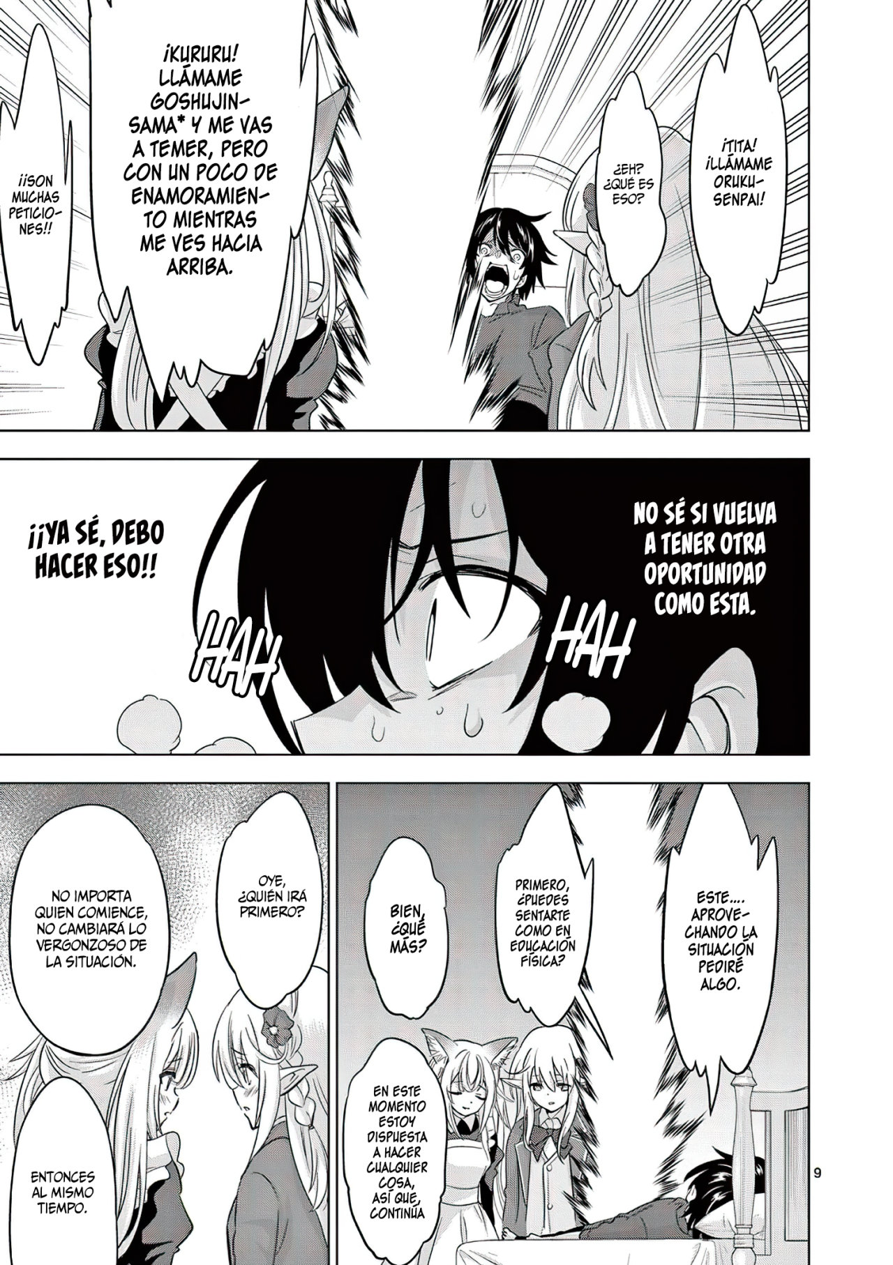 Read Shijou Saikyou Orc-san no Tanoshii Isekai Harem-zukuri ES Manga Online
