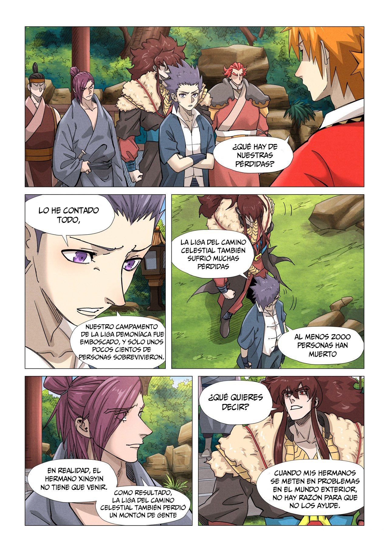 Read Tales of Demons and Gods ES Manga Online