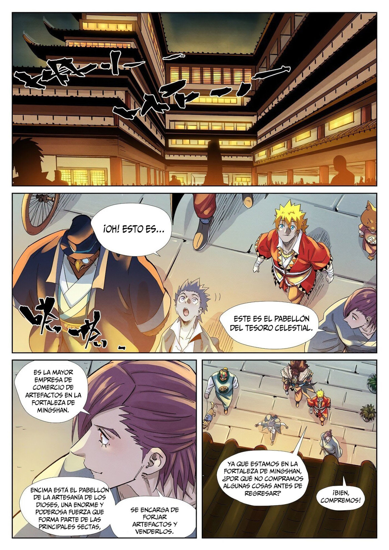 Read Tales of Demons and Gods ES Manga Online