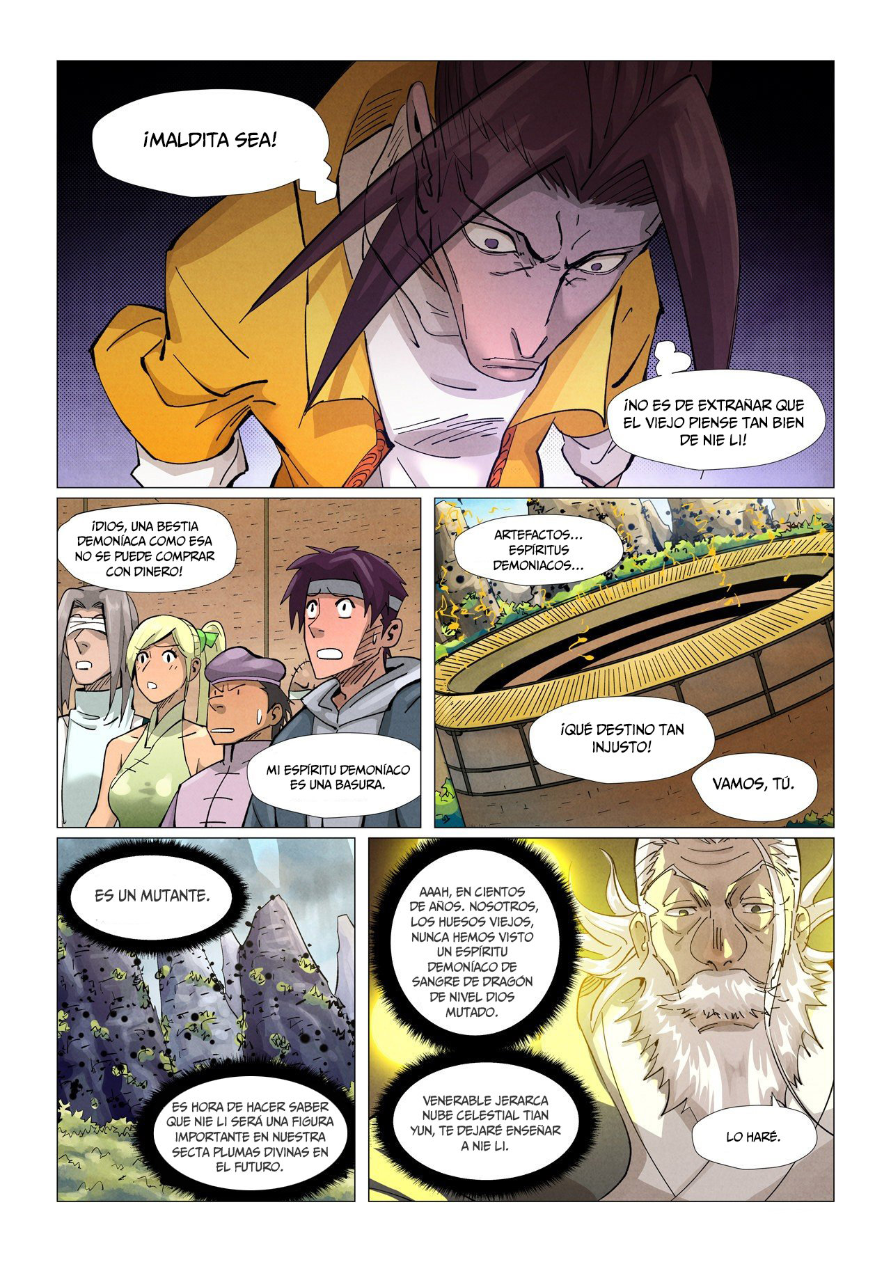 Read Tales of Demons and Gods ES Manga Online