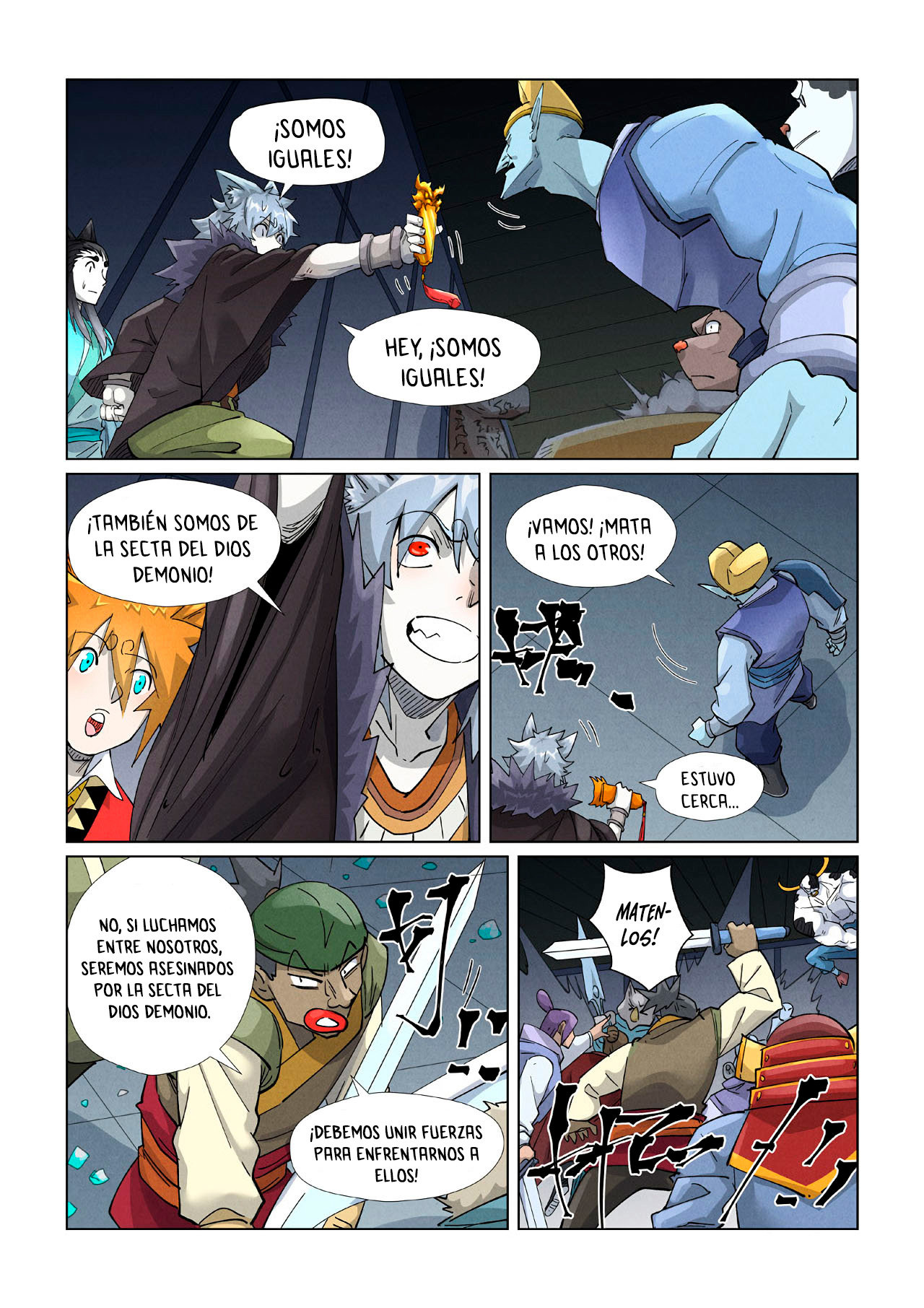 Read Tales of Demons and Gods ES Manga Online