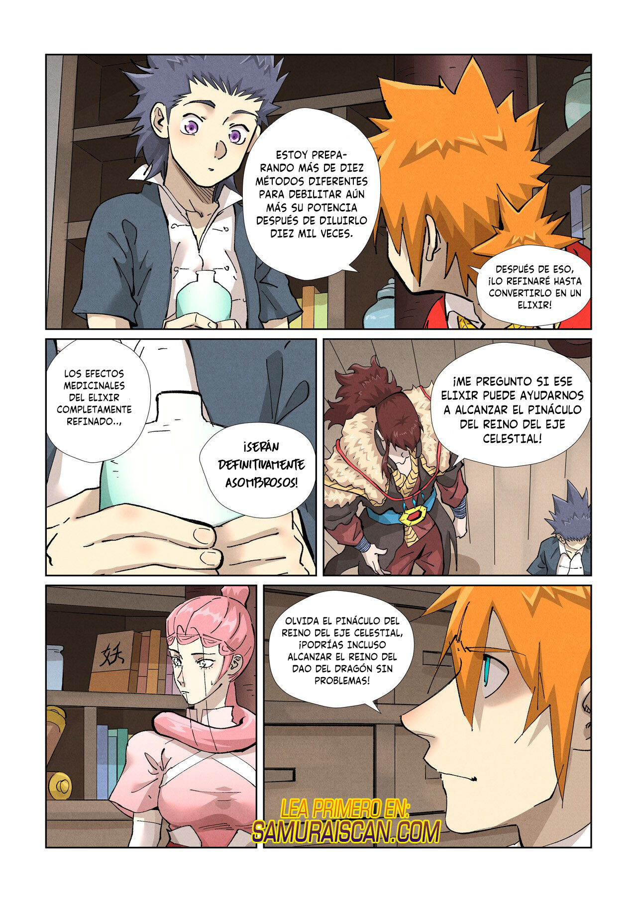 Read Tales of Demons and Gods ES Manga Online
