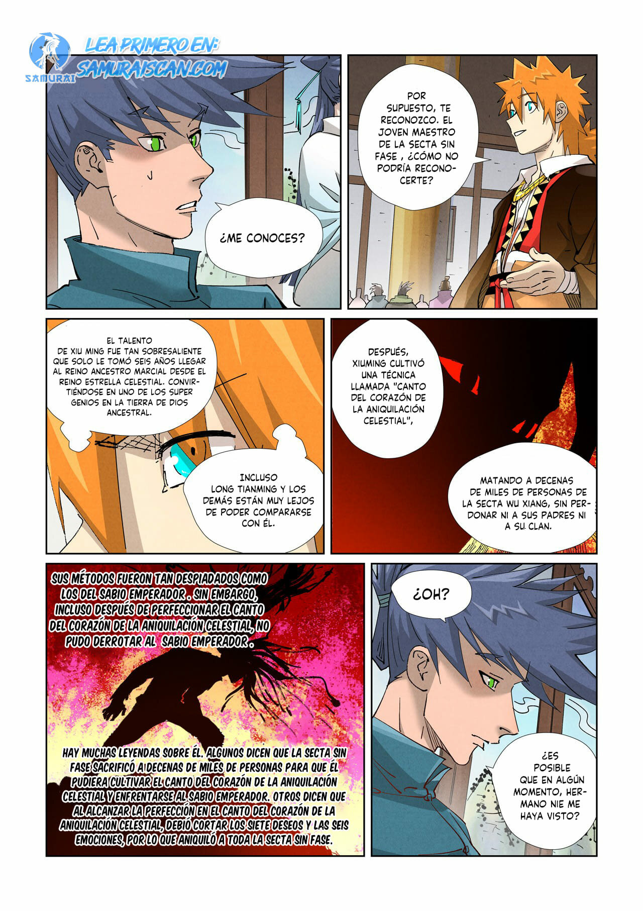Read Tales of Demons and Gods ES Manga Online