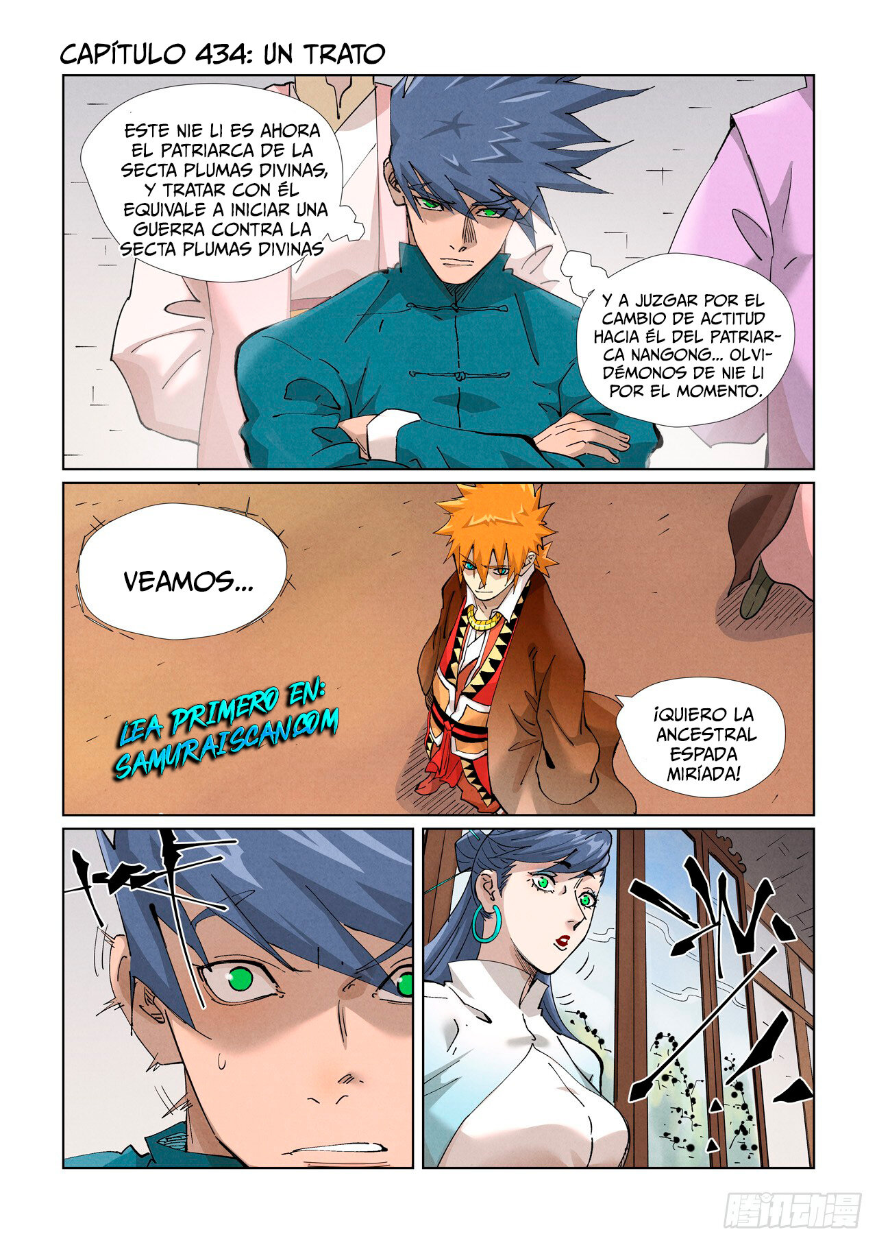 Read Tales of Demons and Gods ES Manga Online
