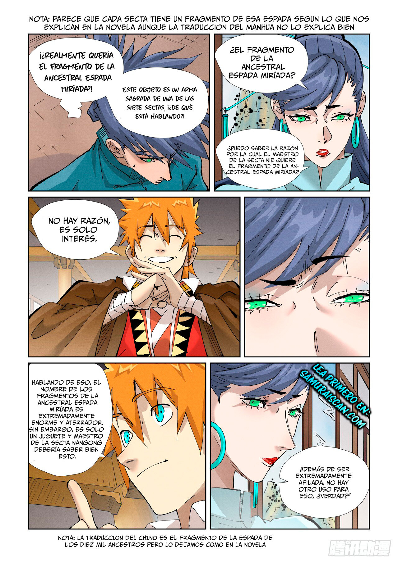 Read Tales of Demons and Gods ES Manga Online