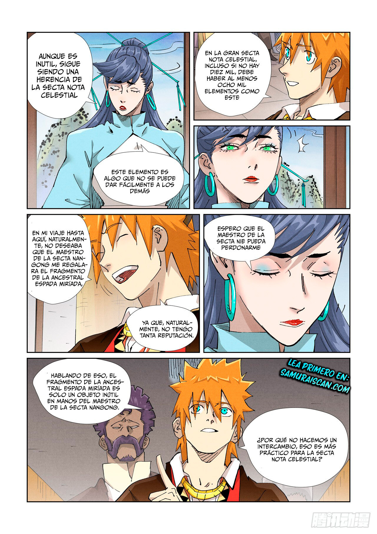 Read Tales of Demons and Gods ES Manga Online