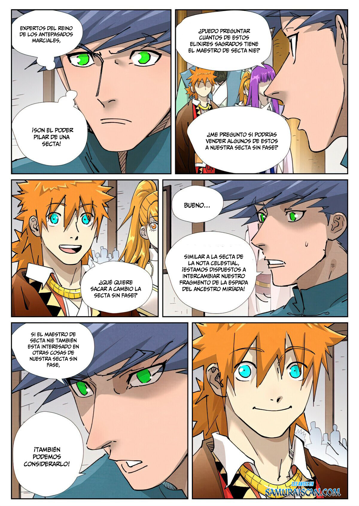 Read Tales of Demons and Gods ES Manga Online